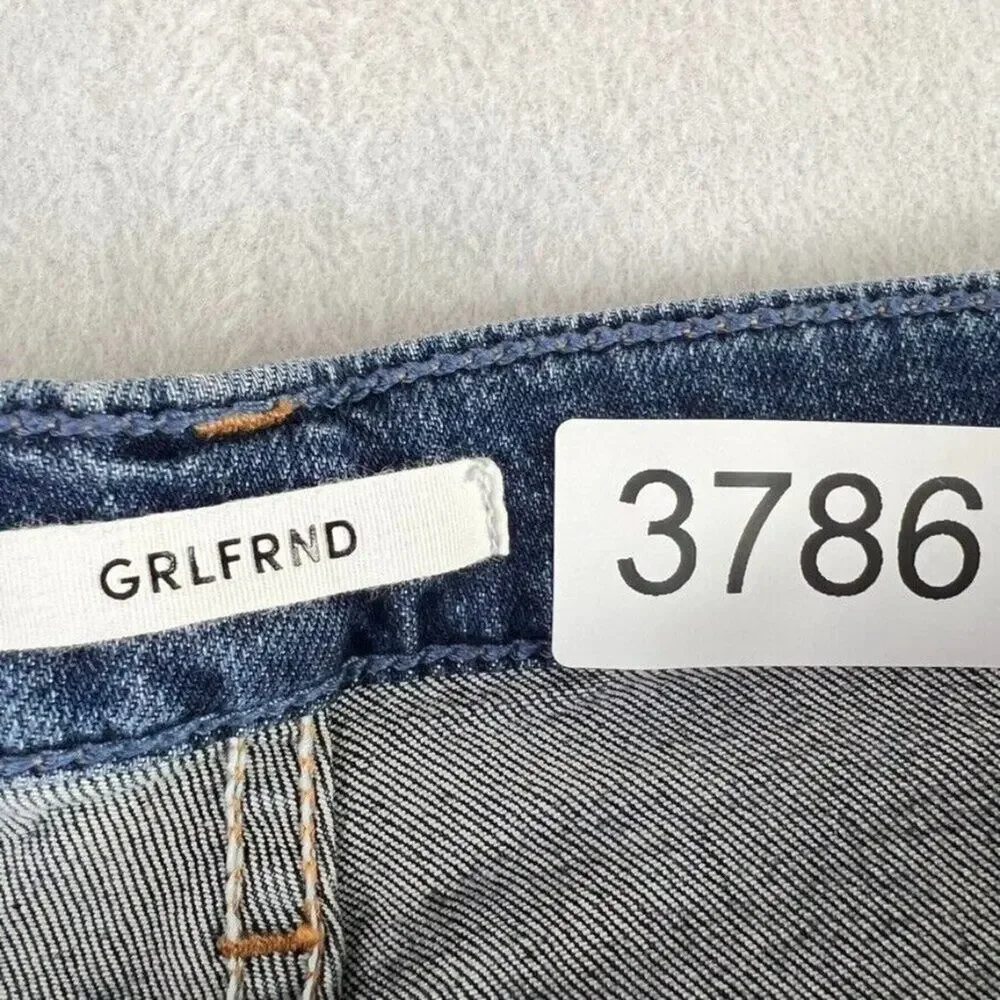 GRLFRND Jeans Women 30 Kendall Stretch High Rise Distressed Skinny Foxfire Wash